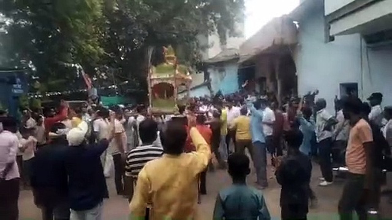 मां बीजासन के डोला ने दिखाया रौद्र रूप, पुलिस को भी चकरघिन्नी कर घुमाया