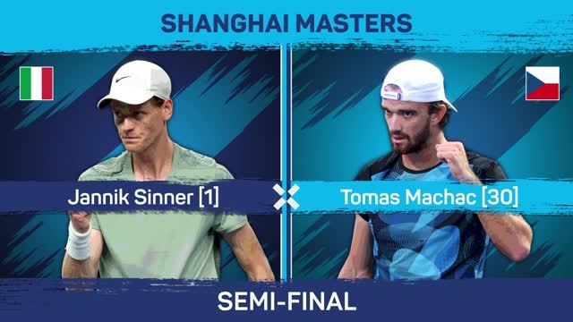 Sinner reaches Shanghai final to seal year-end no.1 ranking