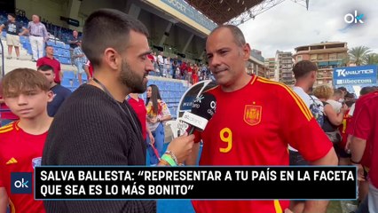 Salva Ballesta: "Representar a tu país en la faceta que sea es lo más bonito"