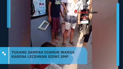TUKANG SAMPAH DIAMUK WARGA KARENA LECEHKAN SISWI SMP