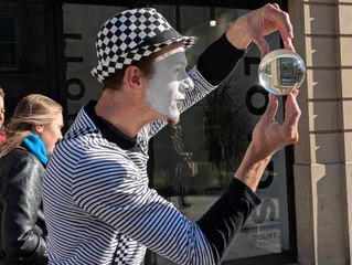 Watch as music and art take over Grey Street to celebrate a new era of the road