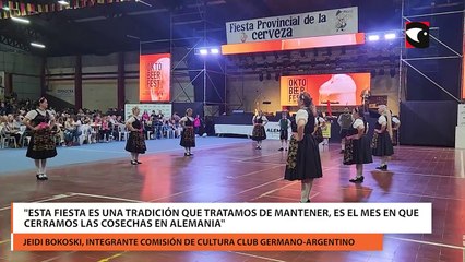 "Esta fiesta es una tradición que tratamos de mantener, es el mes en que cerramos las cosechas en Alemania"