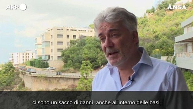 Unifil, Andrea Tenenti: Molti danni subiti dalle nostre basi ma rimaniamo