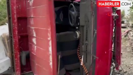 Freni Boşalan Kamyon, Duvara Vurarak Durabildi