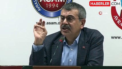 Bakan Tekin, Avrasya Bir Vakfı 2024-2025 dönemi cumartesi konferanslarının açılışında konuştu