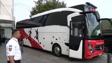 A Milli Futbol Takımı, Samsun’dan İzlanda’ya doğru yola çıktı