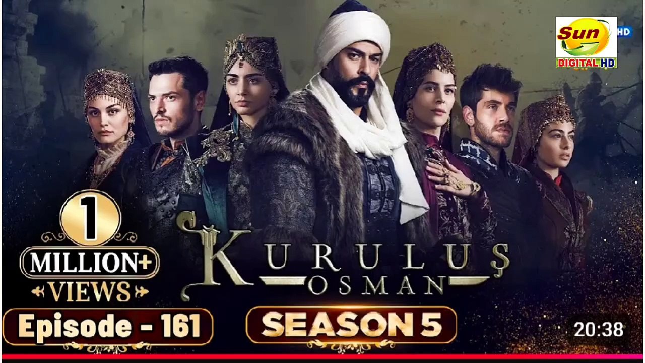 Kurulus Osman Season 05 Episode 161 - Urdu Dubbed | Sun Digital HD Channel