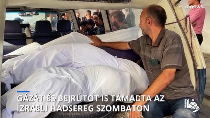 Gázában és Bejrútban is halálos áldozatokat követelt Izrael szombati támadása