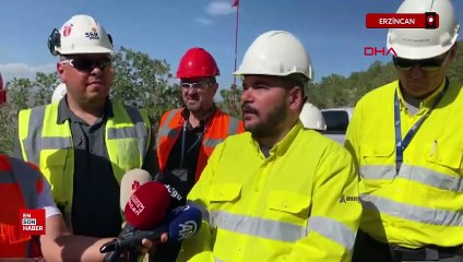 Erzincan'da 9 altın madeninin kapıları basın mensuplarına açıldı