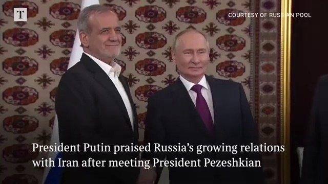 Putin hails new global order with Iranian president