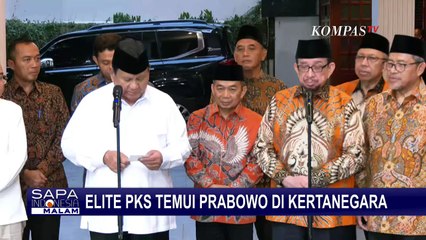 [FULL] Isi Pertemuan Elite PKS dengan Prabowo di Kertanegara