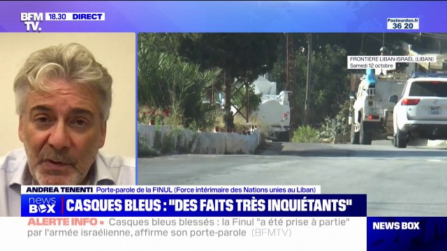 Mission de l'ONU au Liban: Nous avons décidé de rester sur nos positions , malgré la pression d'Israël, affirme Andrea Tenenti (Finul)