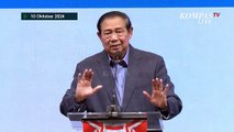 [FULL] Pidato Susilo Bambang Yudhoyono: Cerita saat Jadi Presiden hingga Diskusi dengan Prabowo