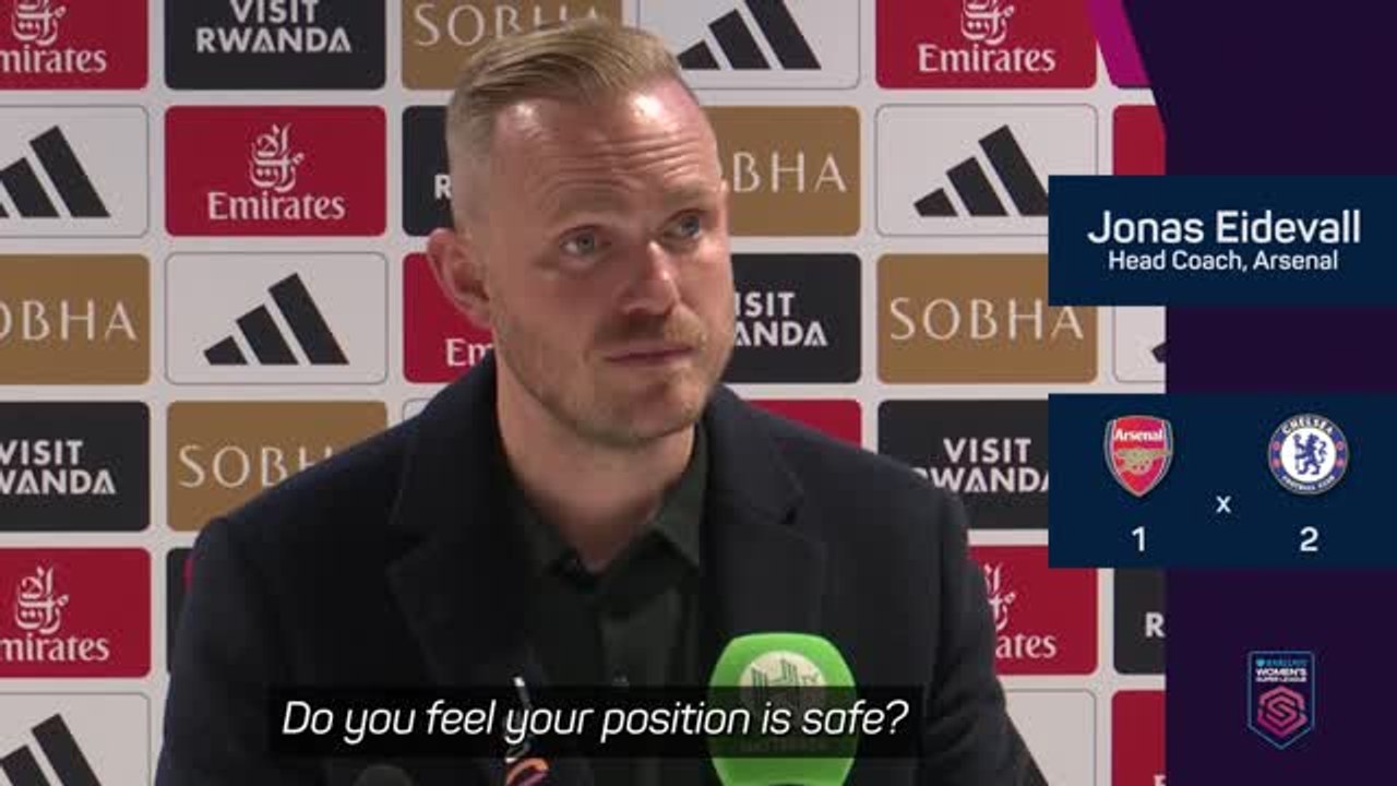 Eidevall responds to questions on his future after Chelsea defeat