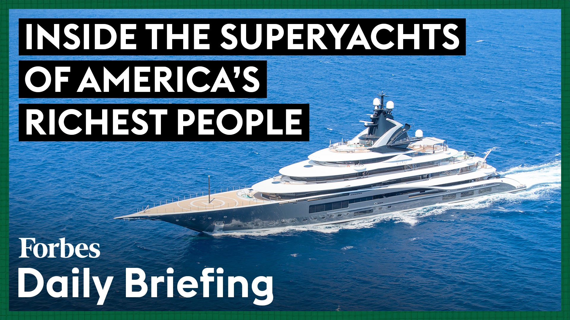 Exploring America’s Wealthiest People’s Superyachts