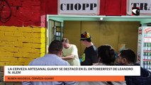 La cerveza artesanal Guany se destacó en el Oktobeerfest de Leandro N. Alem