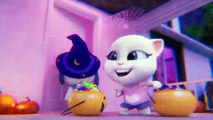 توم المتكلم  مقالب هانك  هالوين