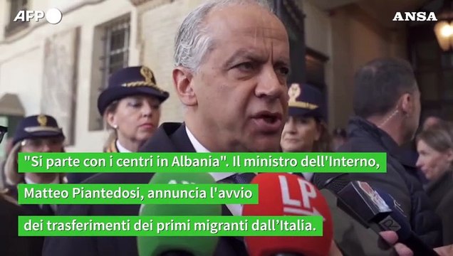 Aprono i centri per migranti in Albania
