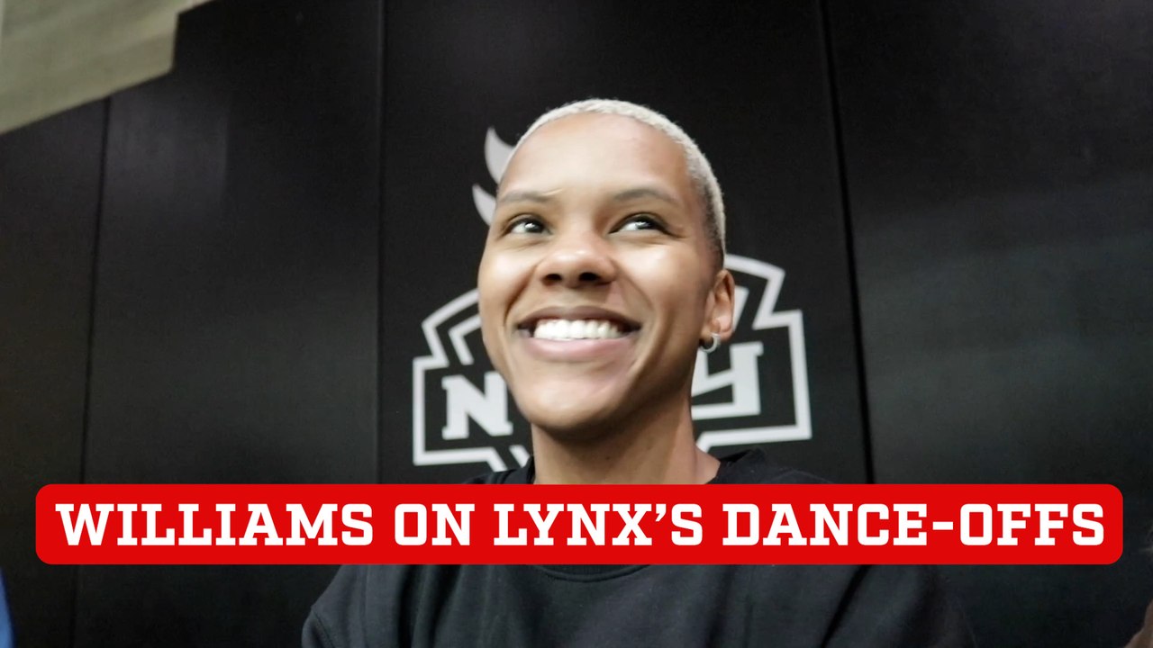 Courtney M. Williams spills the tea on Minnesota Lynx's post-game dance tradition and who's the worst dancer