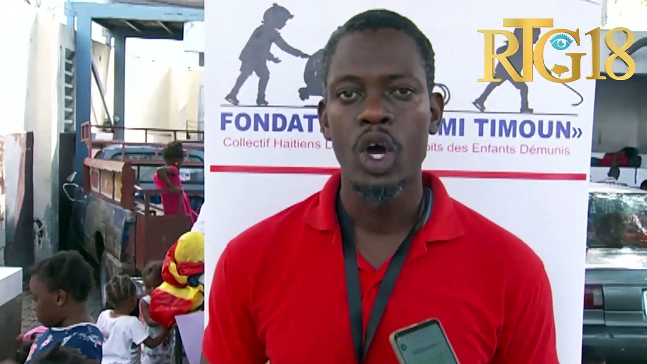 Fondasyon Zanmi Timoun fè yon seyans fòmasyon pou timoun ki nan kan deplase "Argentine Bellegarde".