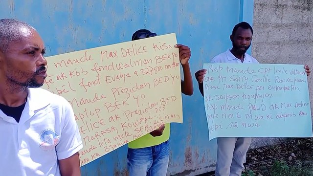 Cayes- Prezidan Biwo Elektoral Kominal Dayiti David Wilde mande gouvènman an peye kontraktyèl Bèk yo