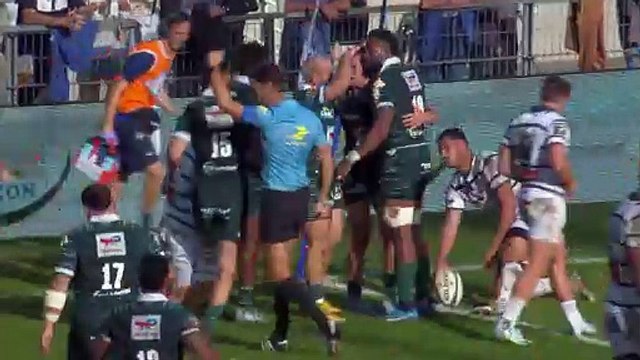 TOP 14 - Essai de Emilien GAILLETON (SP) - Section Paloise – Castres Olympique
