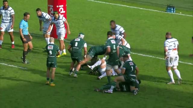 TOP 14 - Essai de Beka GORGADZE (SP) - Section Paloise – Castres Olympique