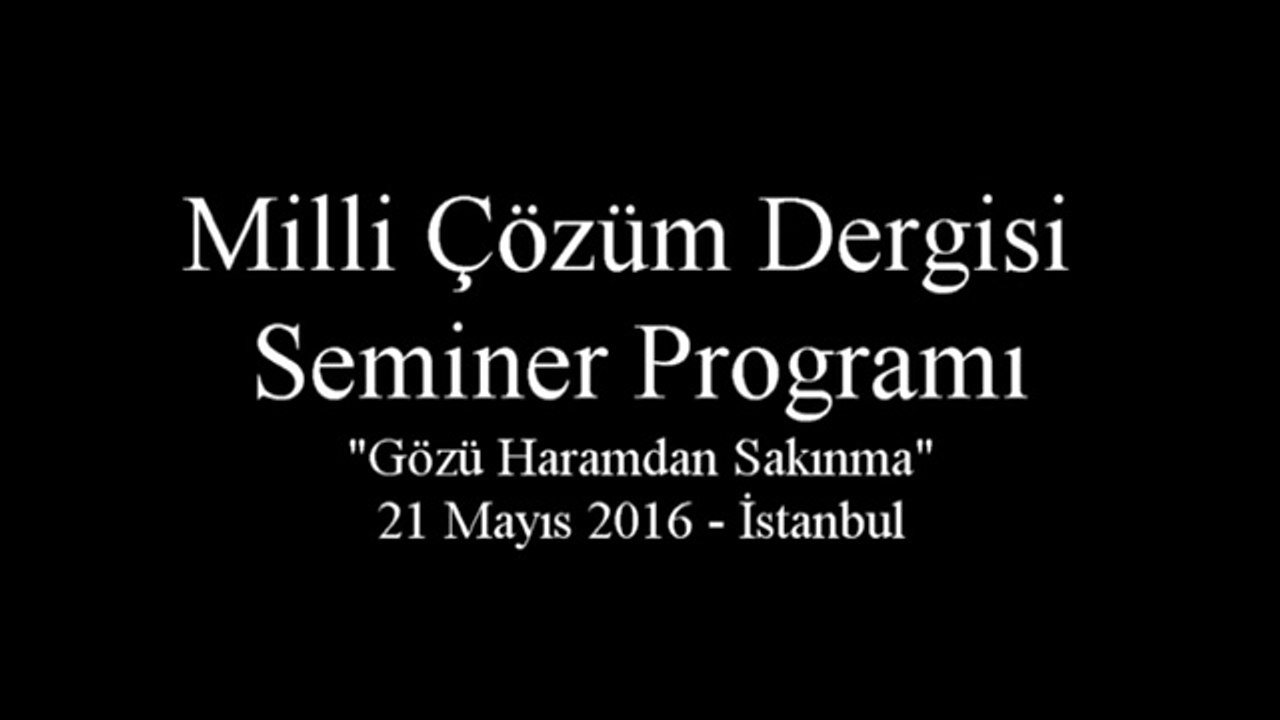 Gözü Haramdan Sakınma