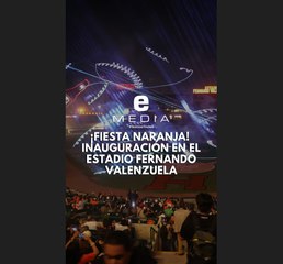 Fiesta naranja en el Fernando Valenzuela
