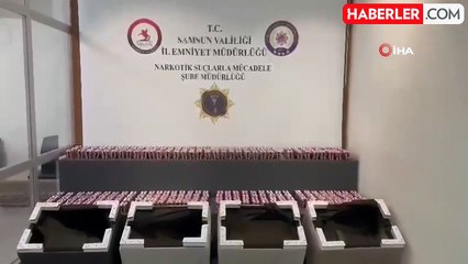 Samsun'da 49 Bin Sentetik Hap Ele Geçirildi