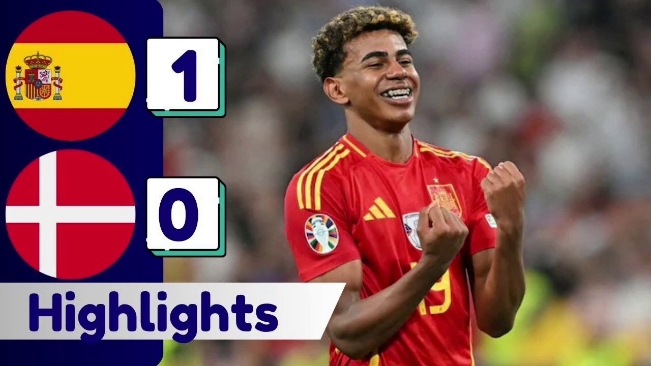 Spain vs Denmark (10) Full Highlights Uefa Nations League 2024