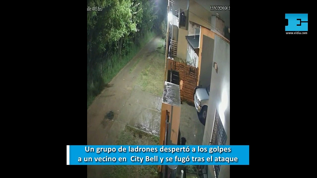 En City Bell, ladrones despertaron a los golpes a un vecino y se dieron a la fuga tras el robo