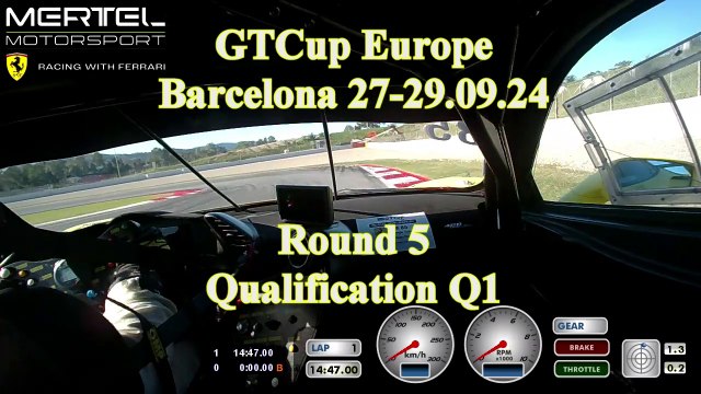 Anny Frosio GT Cup Europe Round 5 / Barcelona 27-29.09.24 Ferrari 488 Challenge EVO