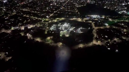Helicóptero da PM realiza patrulhamentos em Umuarama e reforça policiamento