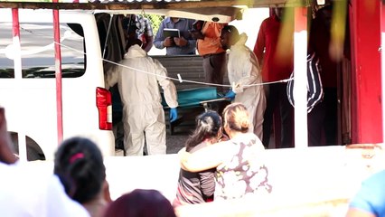 FUNERAL FOR SLAUGHTERED MOM, BABY