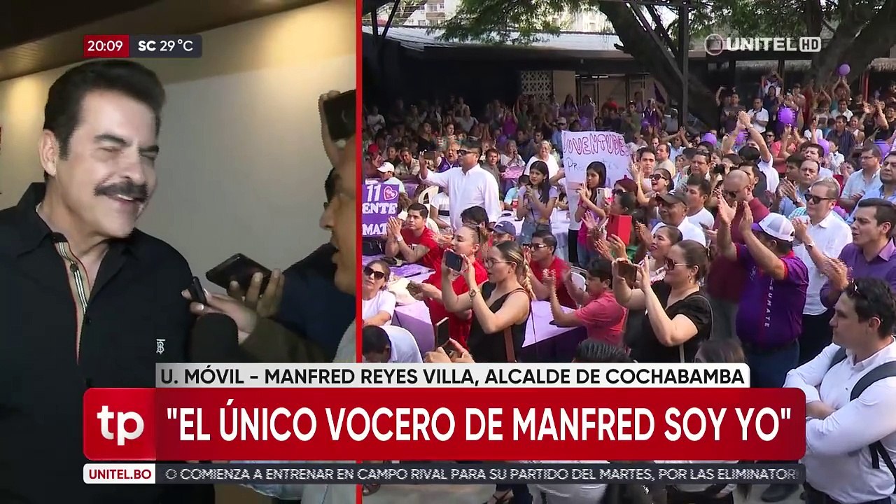 “El único vocero de Manfred soy yo”: Reyes Villa tras las palabras sobre Santa Cruz que realizó su asesor