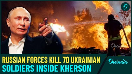 Russia's Massive Blitz Kills 70 In Kherson | Shocking Video Shows Ukrainian Energy Sites Burnt