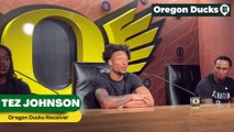 Oregon Ducks Receiver Tez Johnson After Upsetting Ohio State Buckeyes