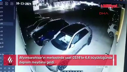 Afyonkarahisar'da 4.4 büyüklüğünde deprem