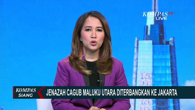 Jenazah Cagub Maluku Utara Benny Laos Diterbangkan ke Jakarta untuk Dikebumikan