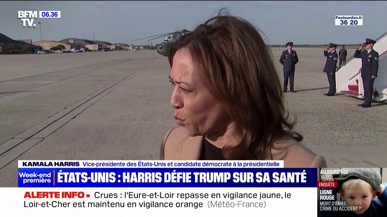 Kamala Harris estime que Donald Trump "est inapte à la présidence" des États-Unis