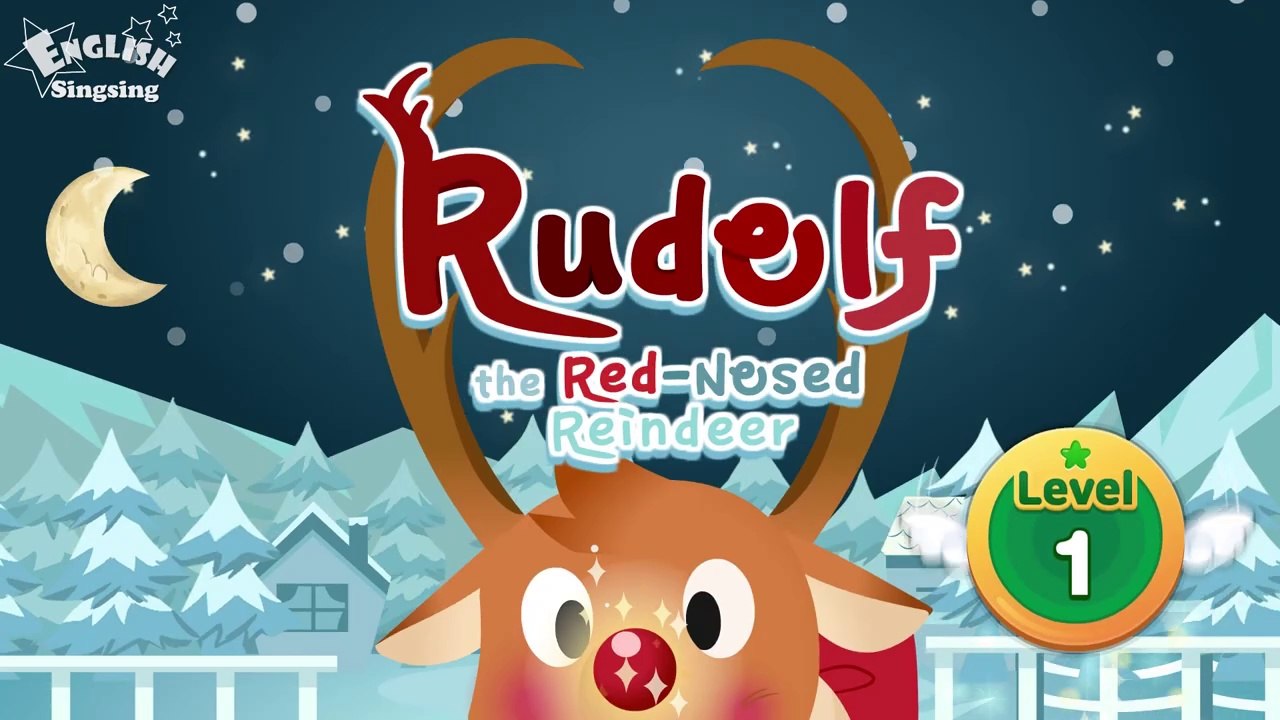 Rudolf the Red-Nosed Reindeer - Fairy tale - English Stories (Reading Books)
