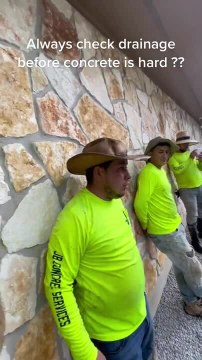 Storm Destroys Freshly Poured Concrete Driveway in Austin, USA