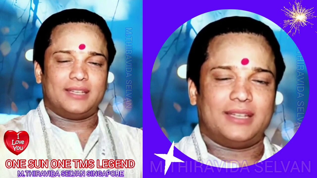 இன்று போல் என்றும் வாழ்க டி எம் எஸ் அய்யா நம்மை வாழ்த்துகிறார் M.THIRAVIDA SELVAN SINGAPORE TMS FANS