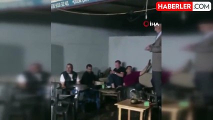 Bursa'da Kahvehane Sular Altında, Vatandaşların Eğlencesi Devam Etti