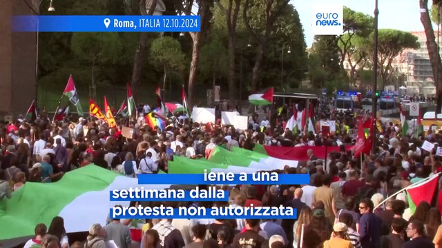 Medio Oriente: migliaia a Roma e Lisbona chiedono il cessate il fuoco a Gaza e in Libano