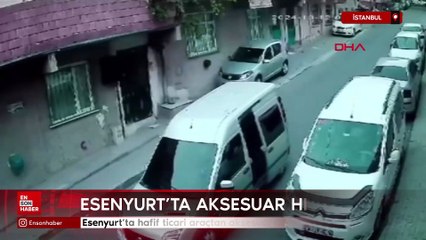 İstanbul'da hafif ticari araçtan aksesuar hırsızlığı