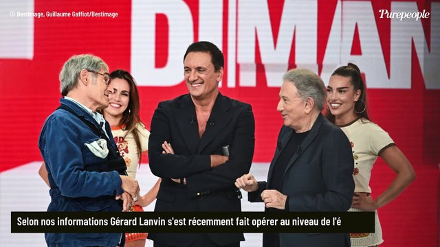 Gérard Lanvin, le bras en écharpe mais au top aux côtés de Dany Brillant pour Vivement dimanche