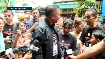 Cagub Dharma Jelaskan Tugas Tim Ekonomi Adabsaat Blusukan ke Kampung Rawa, Johar Baru