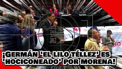 ¡VE! ¡’Lilo Téllez’ es ‘hociconeado’ por valiente diputado de morena por atacar trenes de claudia!